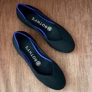Rothy’s Black Rounded Flats, Size 6.5